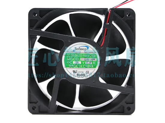 Picture of Sofasco D12038V24MBL Server-Square Fan D12038V24MBL