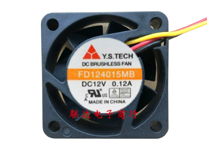 Picture of Y.S TECH FD124015MB Server-Square Fan FD124015MB