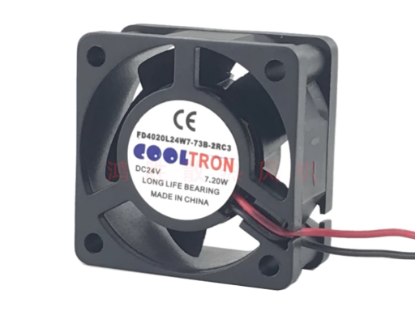 Picture of Used Fan FD4020L24W7-73B-2RC3 Server-Square Fan FD4020L24W7-73B-2RC3