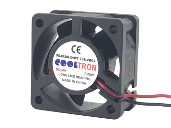 Picture of Used Fan FD4020L24W7-73B-2RC3 Server-Square Fan FD4020L24W7-73B-2RC3