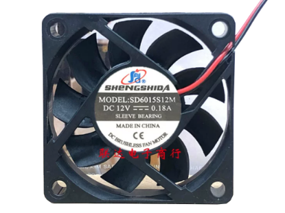 Picture of SHENGSHIDA SD6015S12M Server-Square Fan SD6015S12M