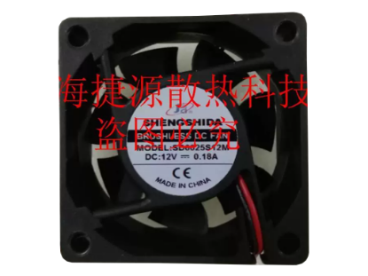 Picture of SHENGSHIDA SD6025S12M Server-Square Fan SD6025S12M