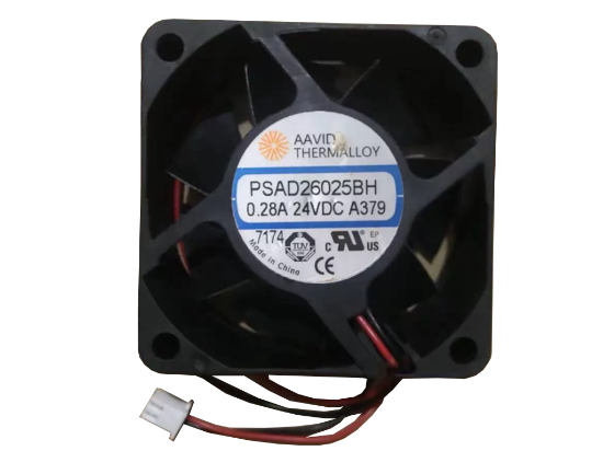 Picture of AAVID PSAD26025BH Server-Square Fan PSAD26025BH, DC 24V 0.28A, 60x60x25mm, 3-Wire