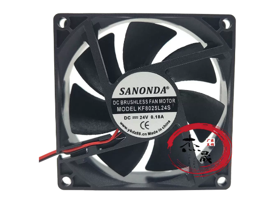 Picture of SANONDA KF8025L24S Server-Square Fan KF8025L24S