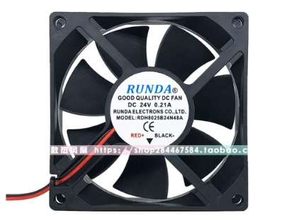 Picture of RUNDA RDH8025B24N48A Server-Square Fan RDH8025B24N48A
