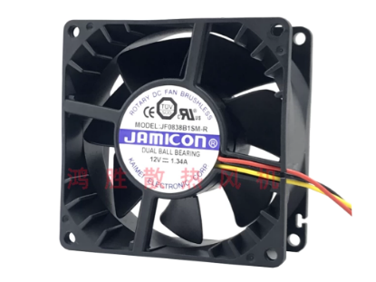 Picture of Jamicon JF0838B1SM-R Server-Square Fan JF0838B1SM-R
