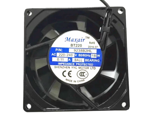 Picture of Maxair 9238B2HL Server-Square Fan 9238B2HL