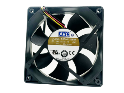 Picture of AVC DATA1225B4F Server-Square Fan DATA1225B4F, -047