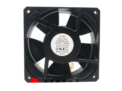 Picture of ETRI 125XR0381000 Server-Square Fan 125XR0381000
