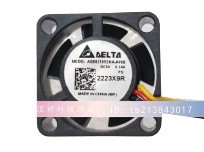 Picture of Delta Electronics ASB02505SHA-A Server-Square Fan ASB02505SHA-A, Y68