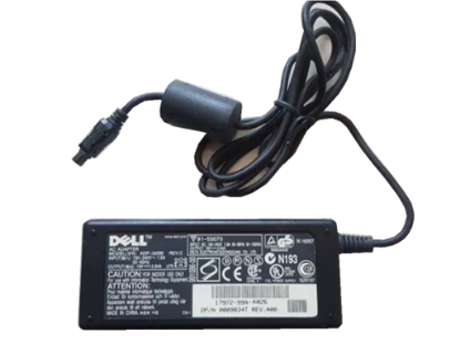 Picture of Dell Common Item (Dell) AC Adapter- Laptop 19V 2.64A, 3-Flat Hole, 3-Prong