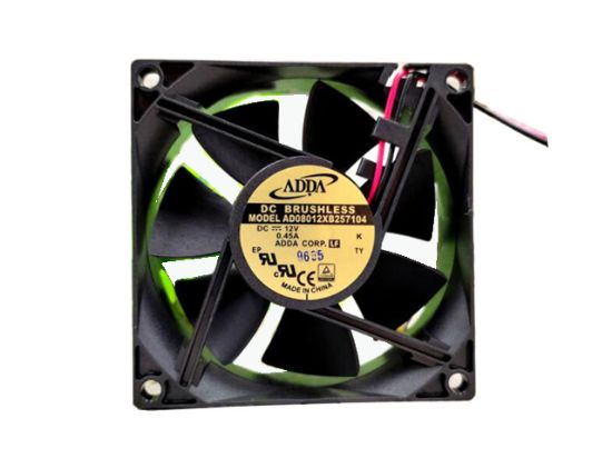 Picture of ADDA AD08012XB257104 Server-Square Fan AD08012XB257104, K