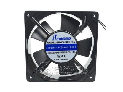 Picture of HENGRD HD12025HA2BA Server-Square Fan HD12025HA2BA, Alloy
