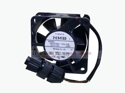 Picture of NMB-MAT / Minebea 06025MA-12Q-GM Server-Square Fan 06025MA-12Q-GM, 01