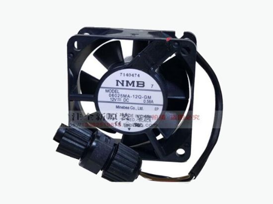 Picture of NMB-MAT / Minebea 06025MA-12Q-GM Server-Square Fan 06025MA-12Q-GM, 01