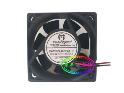 Picture of PELKO D6020Z24BPCB1-7 Server-Square Fan D6020Z24BPCB1-7