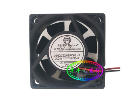 Picture of PELKO D6020Z24BPCB1-7 Server-Square Fan D6020Z24BPCB1-7