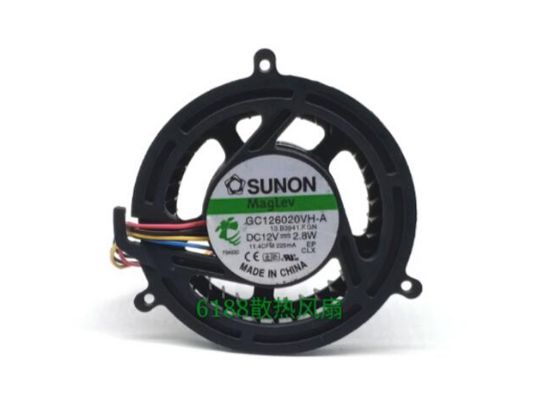 Picture of SUNON GC126020VH-A Server-Frameless / GPU Fan GC126020VH-A, 13.B3941.F.GN