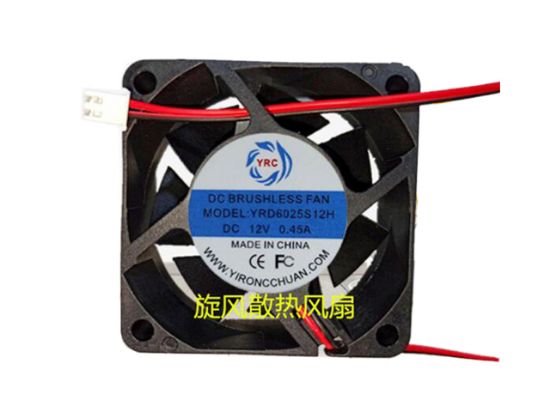 Picture of YRC / YIRONCHUAN YRD6025S12H Server-Square Fan YRD6025S12H