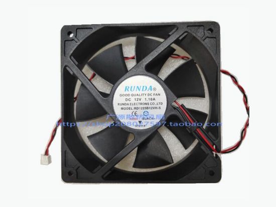 Picture of RUNDA RD1225B12VH-S Server-Square Fan RD1225B12VH-S