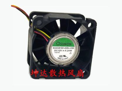 Picture of SUNON SG40281B1-000U-G99 Server-Square Fan SG40281B1-000U-G99