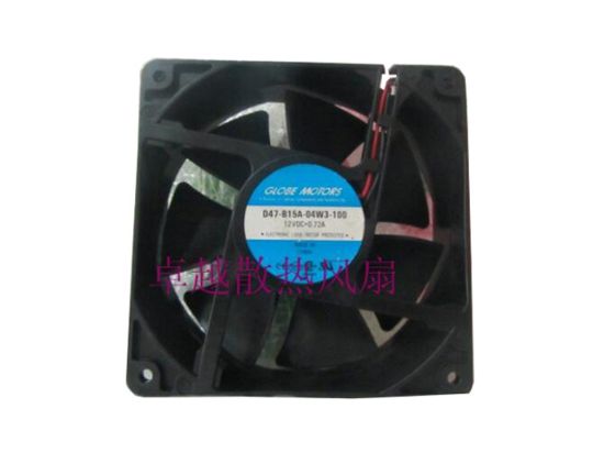 Picture of GLOBE MOTORS D47-B15A-04W3-100 Server-Square Fan D47-B15A-04W3-100