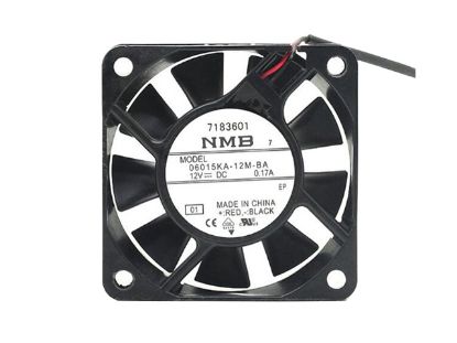 Picture of NMB-MAT / Minebea 06015KA-12M-BA Server-Square Fan 06015KA-12M-BA, 01