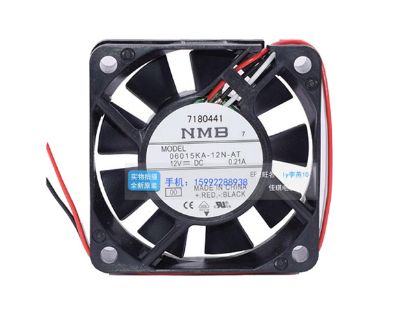 Picture of NMB-MAT / Minebea 06015KA-12N-AT Server-Square Fan 06015KA-12N-AT, 00