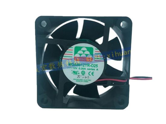 Picture of Protechnic Magic MGA6012YR-O25 Server-Square Fan MGA6012YR-O25, A