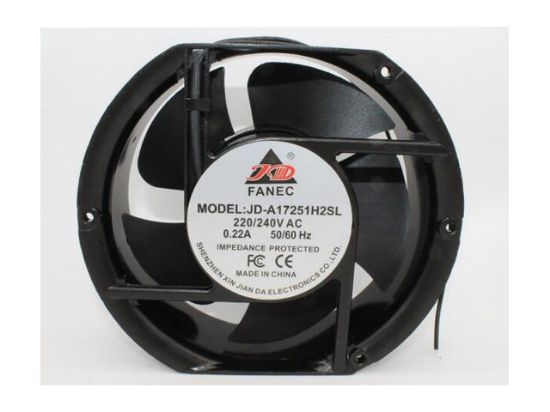 Picture of JD-FANEC / XIN JIAN DA JD-A17251H2SL Server-Round Fan JD-A17251H2SL