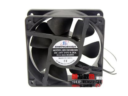 Picture of SHENGSHIDA SD12038B24H Server-Square Fan SD12038B24H