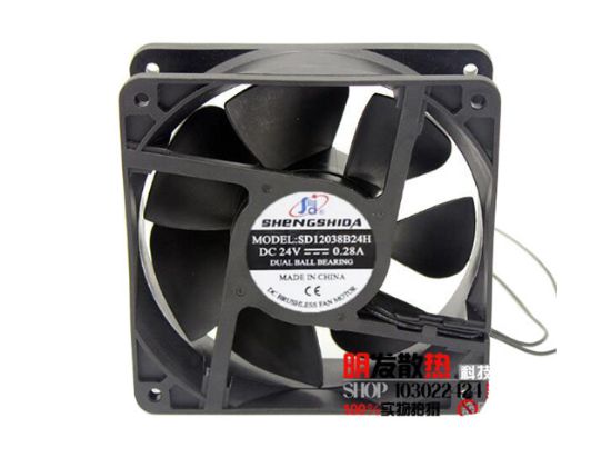 Picture of SHENGSHIDA SD12038B24H Server-Square Fan SD12038B24H