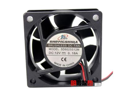 Picture of SHENGSHIDA SD6025S12M Server-Square Fan SD6025S12M