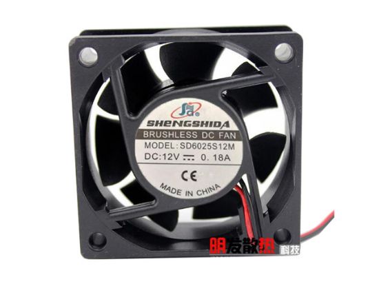 Picture of SHENGSHIDA SD6025S12M Server-Square Fan SD6025S12M