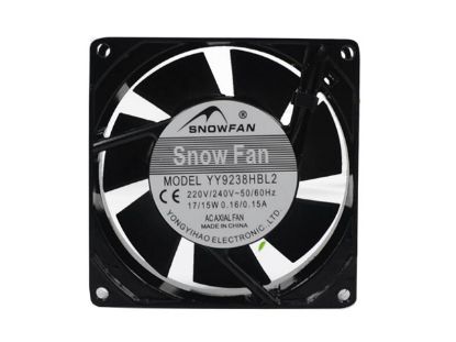 Picture of SNOW FAN / YONGYIHAO YY9238HBL2 Server-Square Fan YY9238HBL2