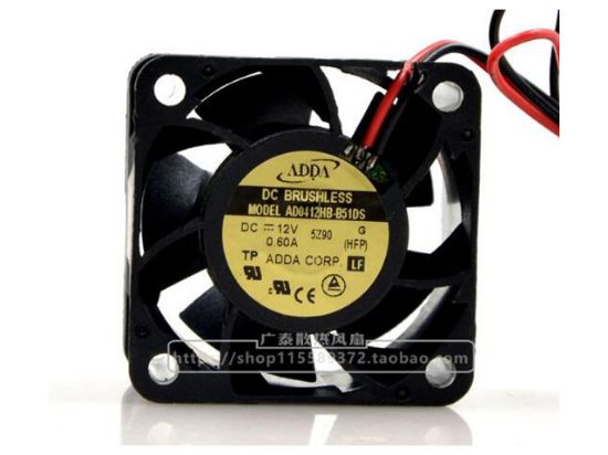 Picture of ADDA AD0412HB-B51DS Server-Square Fan AD0412HB-B51DS, G