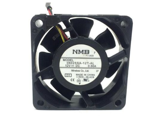 Picture of NMB-MAT / Minebea 06025SA-12T-AL Server-Square Fan 06025SA-12T-AL, D1