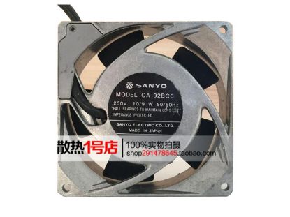 Picture of Sanyo Denki OA-92BC6 Server-Square Fan OA-92BC6