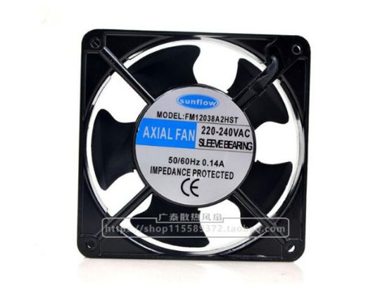 Picture of sunflow FM12038A2HST Server-Square Fan, with AC power cable