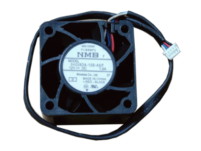 Picture of NMB-MAT / Minebea 04028DA-12S-AUF  B  Server - Square Fan , sq40x40x28mm, 4-wire, DC 12V 1.00A, 
