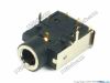 Picture of UPH Jack & Plug Jack- Audio 3.5mm (Laptop) SUYIN, 15x9.5x6mm thick