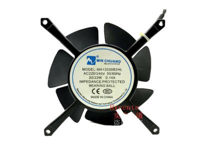 Picture of MIN CHUANG MA12038B2HL Server-Frameless / GPU Fan MA12038B2HL