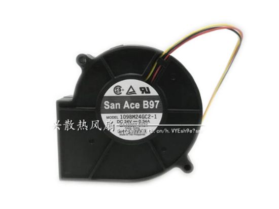 Picture of Sanyo Denki 109BM24GC2-1 Server-Blower Fan 109BM24GC2-1