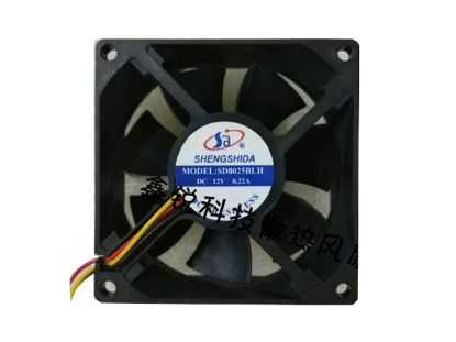 Picture of SHENGSHIDA SD8025BLH Server-Square Fan SD8025BLH