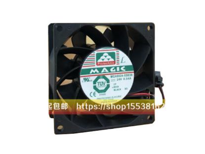 Picture of Protechnic Magic MGA8024-XB038 Server-Square Fan MGA8024-XB038