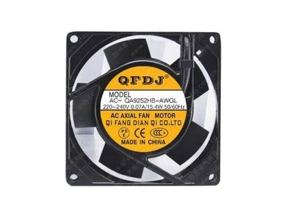 Picture of PELKO C9225H12BPCB1 Server-Square Fan C9225H12BPCB1