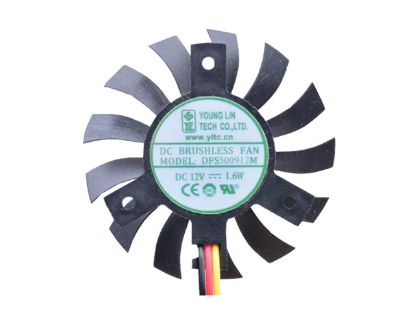 Picture of Young Lin Tech DFS500912M Server-Frameless / GPU Fan DFS500912M