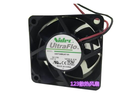 Picture of Nidec U60T24MUA7-51 Server-Square Fan U60T24MUA7-51