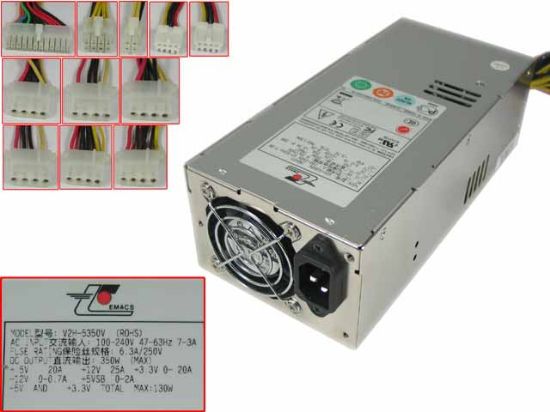 Picture of EMACS / Zippy V2H-5350V Server-Power Supply V2H-5350V, B00V2H0350016