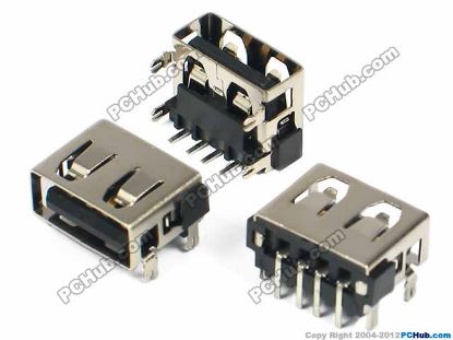 Picture of UPH Jack & Plug Jack- USB  Short USB Jack, Reversed, Without crimping